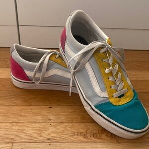 Vans Multicolor Sneakers - Pink, Yellow, Teal